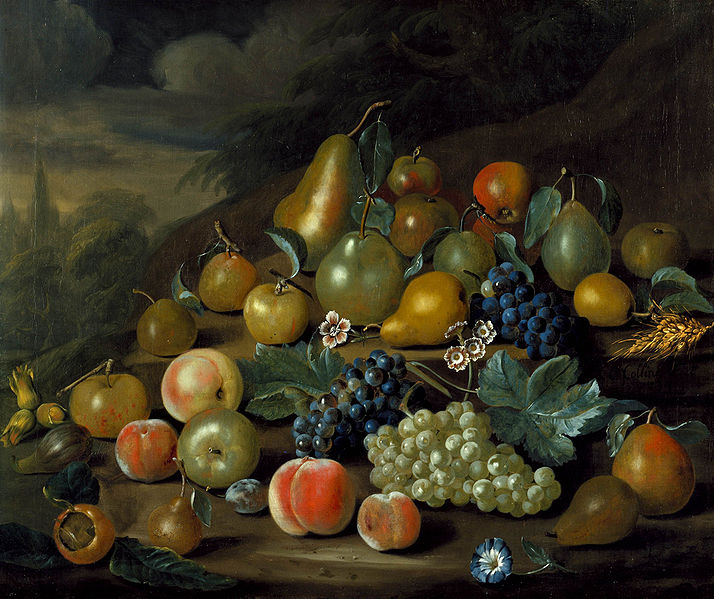 Peaches and Grapes